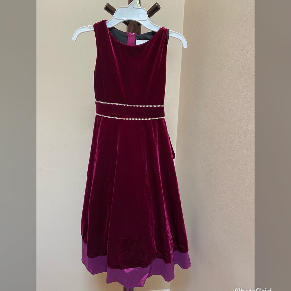 Rare Additions Purple Velvet Dress!